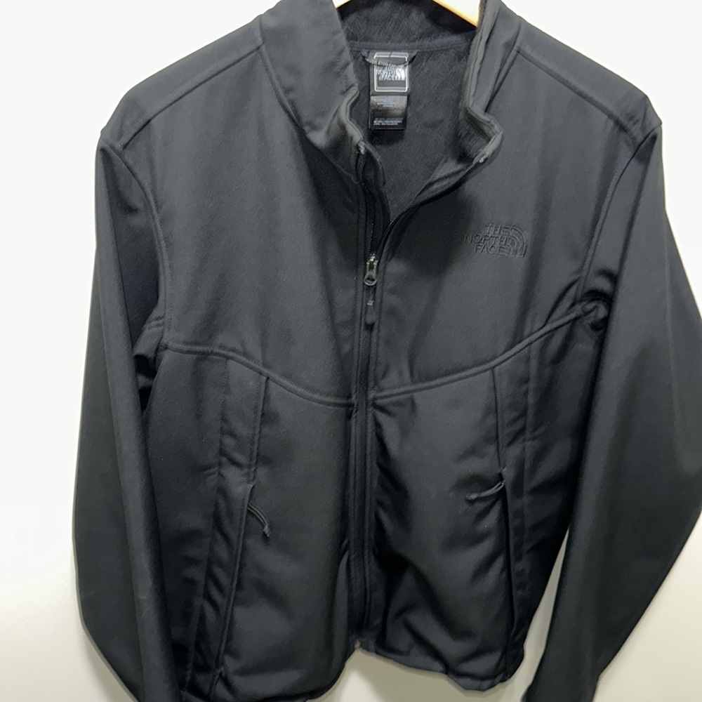 TNF The North Face Soft shell Lightweight Jacket, Color: TNF Black, Size: Large